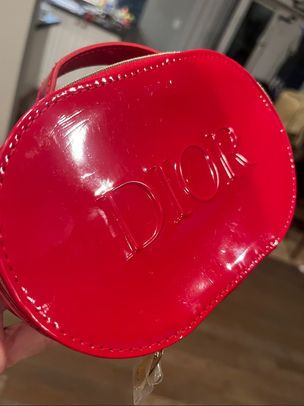 DIOR Beauty Case Patent Red - Picture 9 of 17